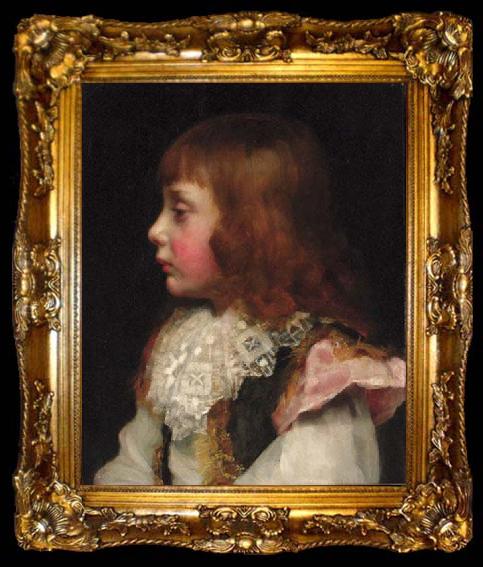 framed  Valentine Cameron Prinsep Prints Portrait of a boy, ta009-2